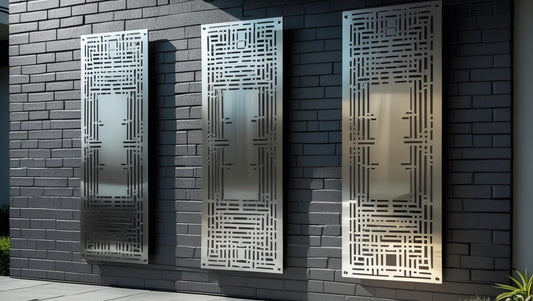 Outdoor metal wall art ideas