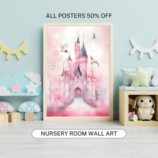 Black White Modern Nursery Room Wall Art