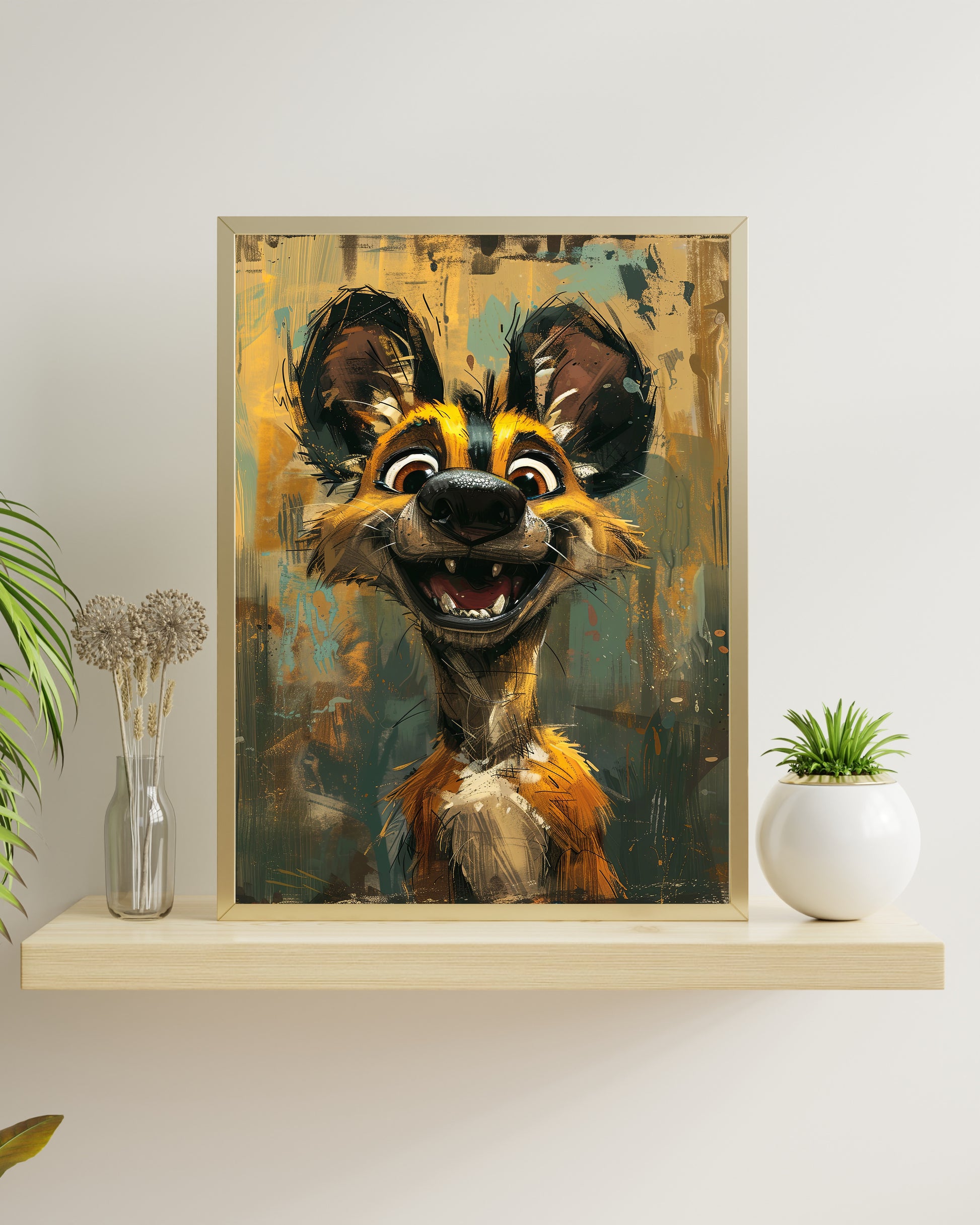 African Wild Dog Art, Expressive Animal Print, Painterly Wall Decor, Digital Download USA, Modern Character Art, Eclectic Home Decor, Painted Dog Portrait, Edgy Wall Art, Safari Animal Print, Printable Art, Instant Download, Lycaon Pictus Art, Energetic Wall Art, Joyful Animal Decor, Humorous Art Print, Bold Statement Piece, Man Cave Decor, Game Room Wall Art, Teenager Bedroom Art, Gift for Zoologist, Veterinarian Office Decor, Animal Lover Gift, Concept Art Style, Character Design Print, Modern Illustratio