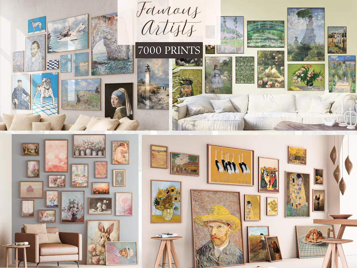 WHOLE SHOP SALE 100000 Mega Wall Art Set, Printable Maximalist Gallery, Trendy Aesthetic Prints, Eclectic Posters Instant Digital Download