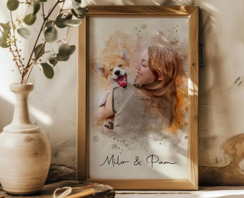 Custom Pet Portrait, Personalized Pet Art, Digital Pet Portrait, Pet Portrait from Photo, Custom Dog Portrait, Custom Cat Portrait, Pet Painting from Photo, Pet Memorial Gift, Dog Memorial, Cat Memorial, Pet Loss Gift, Decorative Wall Art, Custom Wall Decor, Personalized Gift, Gift for Pet Lover, Dog Mom Gift, Cat Dad Gift, Pet Owner Gift, Animal Lover Gift, Digital Painting, Custom Artwork, Pet Illustration, Photo to Art, Turn Photo into Painting, Custom Drawing, Printable Pet Portrait, Digital File, Frame