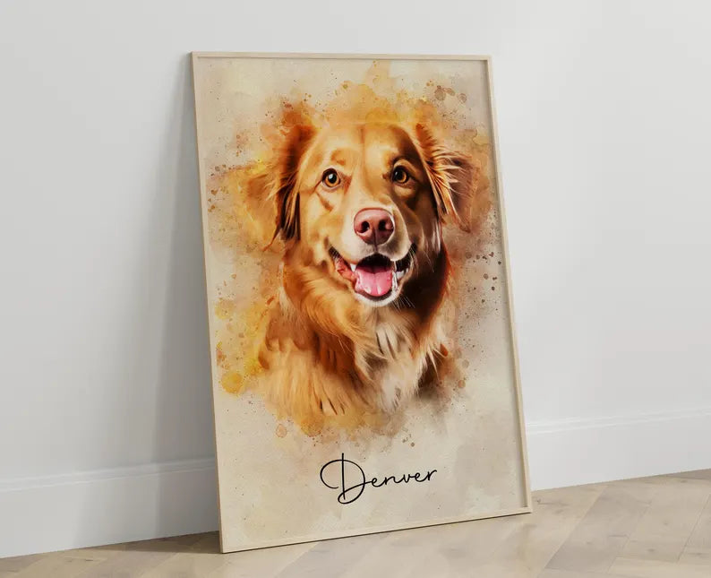 Custom Pet Portrait, Personalized Pet Art, Digital Pet Portrait, Pet Portrait from Photo, Custom Dog Portrait, Custom Cat Portrait, Pet Painting from Photo, Pet Memorial Gift, Dog Memorial, Cat Memorial, Pet Loss Gift, Decorative Wall Art, Custom Wall Decor, Personalized Gift, Gift for Pet Lover, Dog Mom Gift, Cat Dad Gift, Pet Owner Gift, Animal Lover Gift, Digital Painting, Custom Artwork, Pet Illustration, Photo to Art, Turn Photo into Painting, Custom Drawing, Printable Pet Portrait, Digital File, Frame