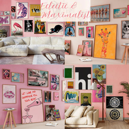 WHOLE SHOP SALE 100000 Mega Wall Art Set, Printable Maximalist Gallery, Trendy Aesthetic Prints, Eclectic Posters Instant Digital Download