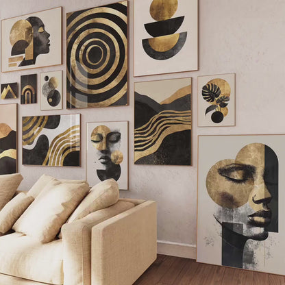 200 Modern Boho Wall Art Prints - Trendy Abstract Minimalist Gallery Bundle - Earthy Neutral Digital Decor Collection - All Sizes Included